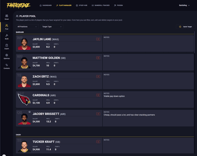 Player Pool