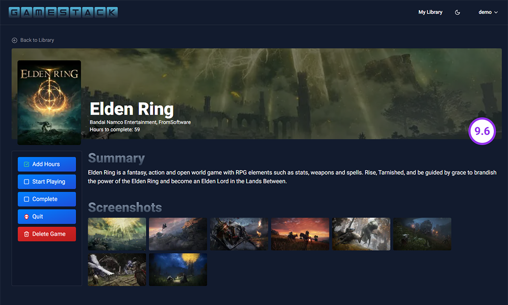GameStack screenshot 2